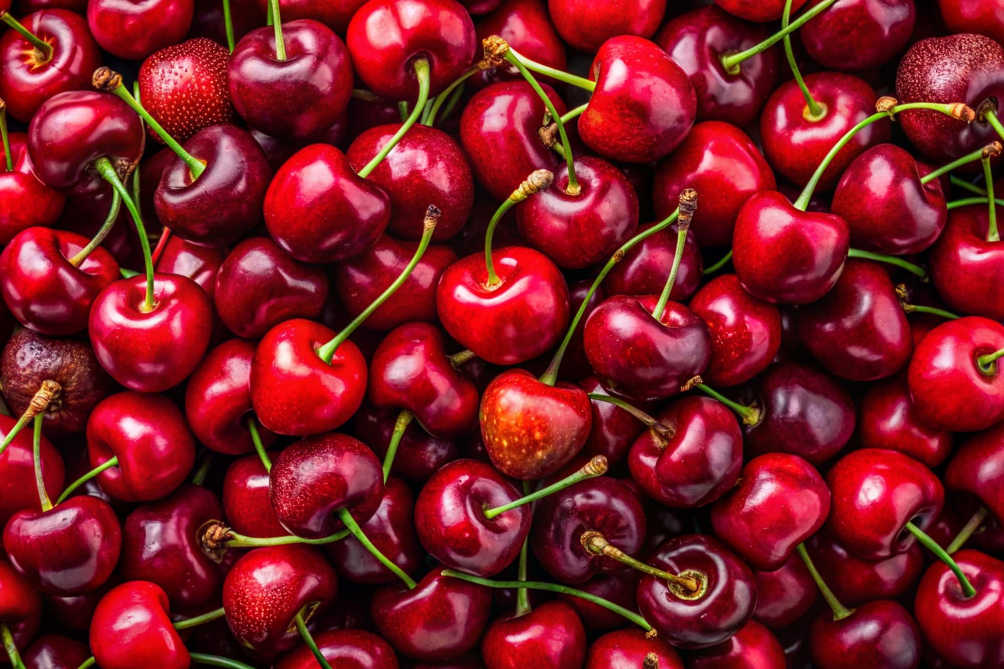 Red cherries